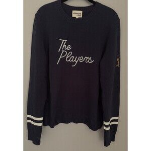 Ellsworth & Ivey The Players Championship Navy Knit Sweater NWT Large PGA Tour